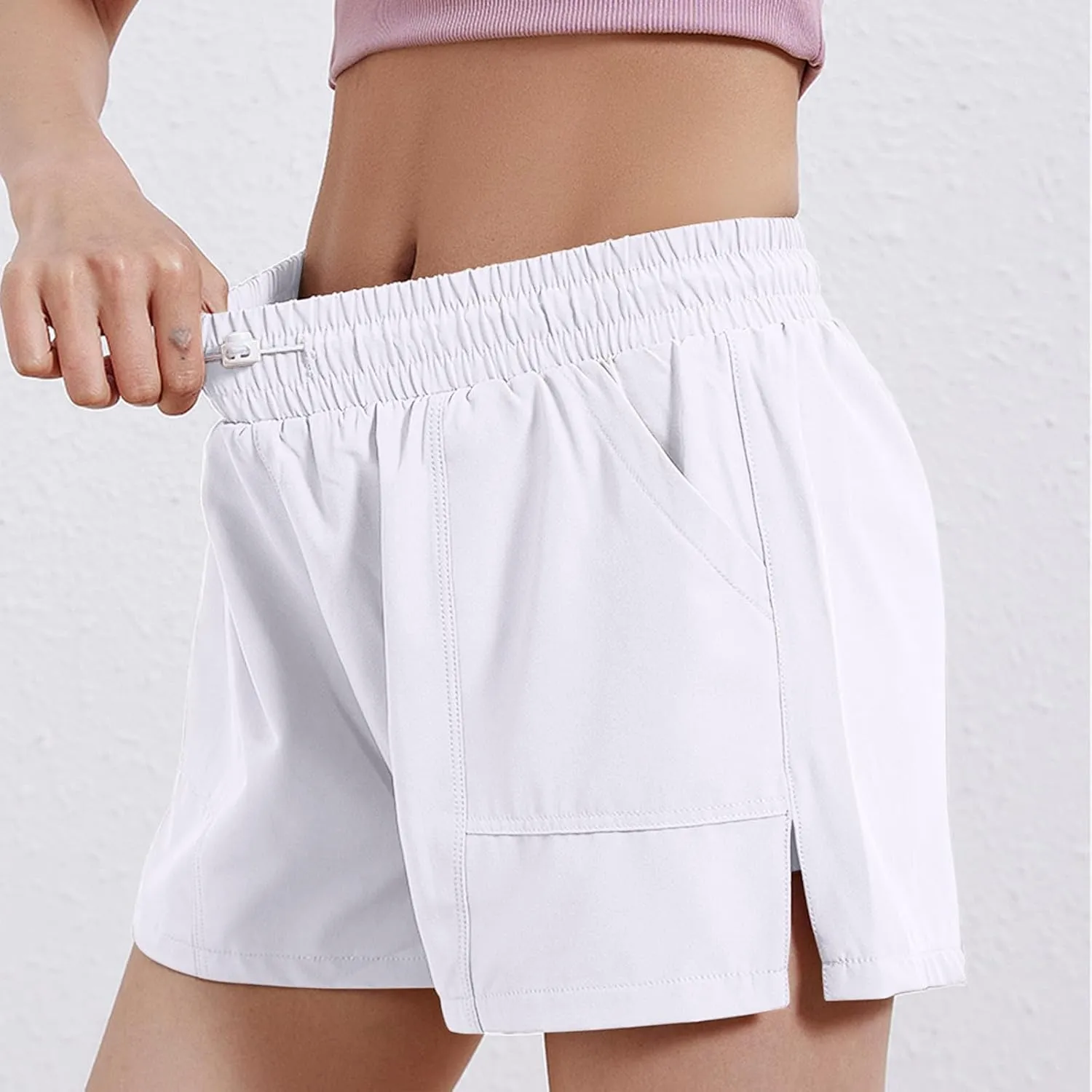 Loose Shorts for Women Lightweight Smooth Sports Breathable Quick Dry Short Pants Gym Running Athletic Tennis Skirt