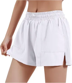 Loose Shorts for Women Lightweight Smooth Sports Breathable Quick Dry Short Pants Gym Running Athletic Tennis Skirt