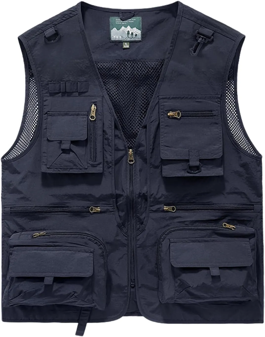 Men's & Youth Outdoor Fishing Vest,Work Safari Travel Photography Vests,Family Matching Hiking Waistcoat,12Years - Adult XXL
