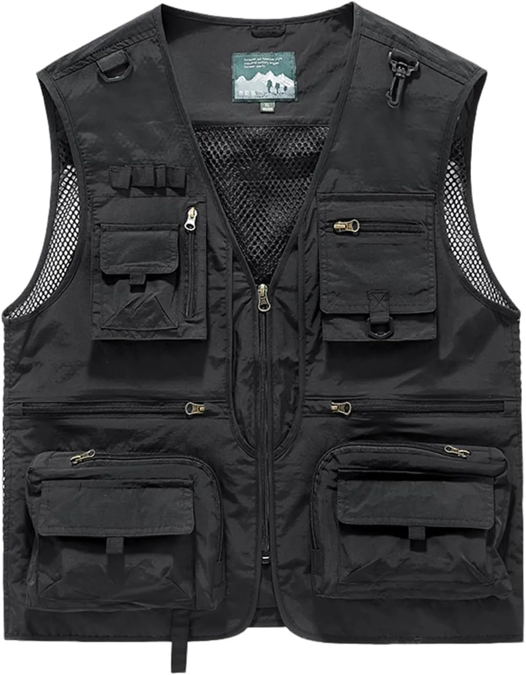 Men's & Youth Outdoor Fishing Vest,Work Safari Travel Photography Vests,Family Matching Hiking Waistcoat,12Years - Adult XXL