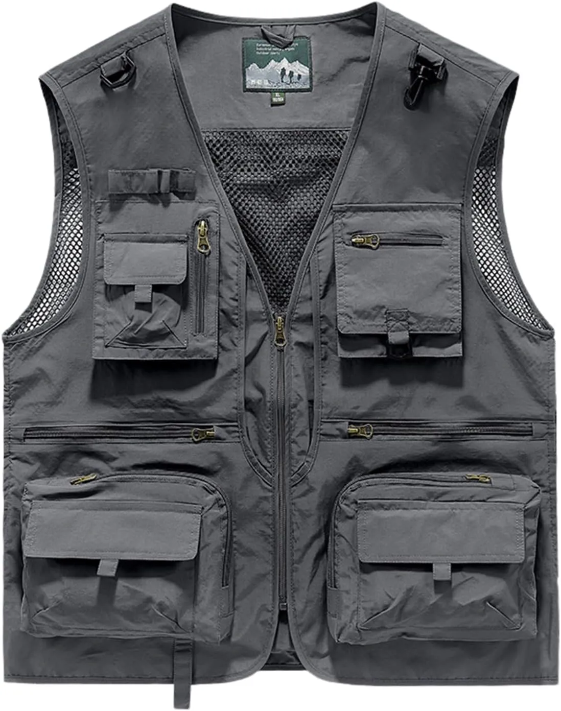 Men's & Youth Outdoor Fishing Vest,Work Safari Travel Photography Vests,Family Matching Hiking Waistcoat,12Years - Adult XXL