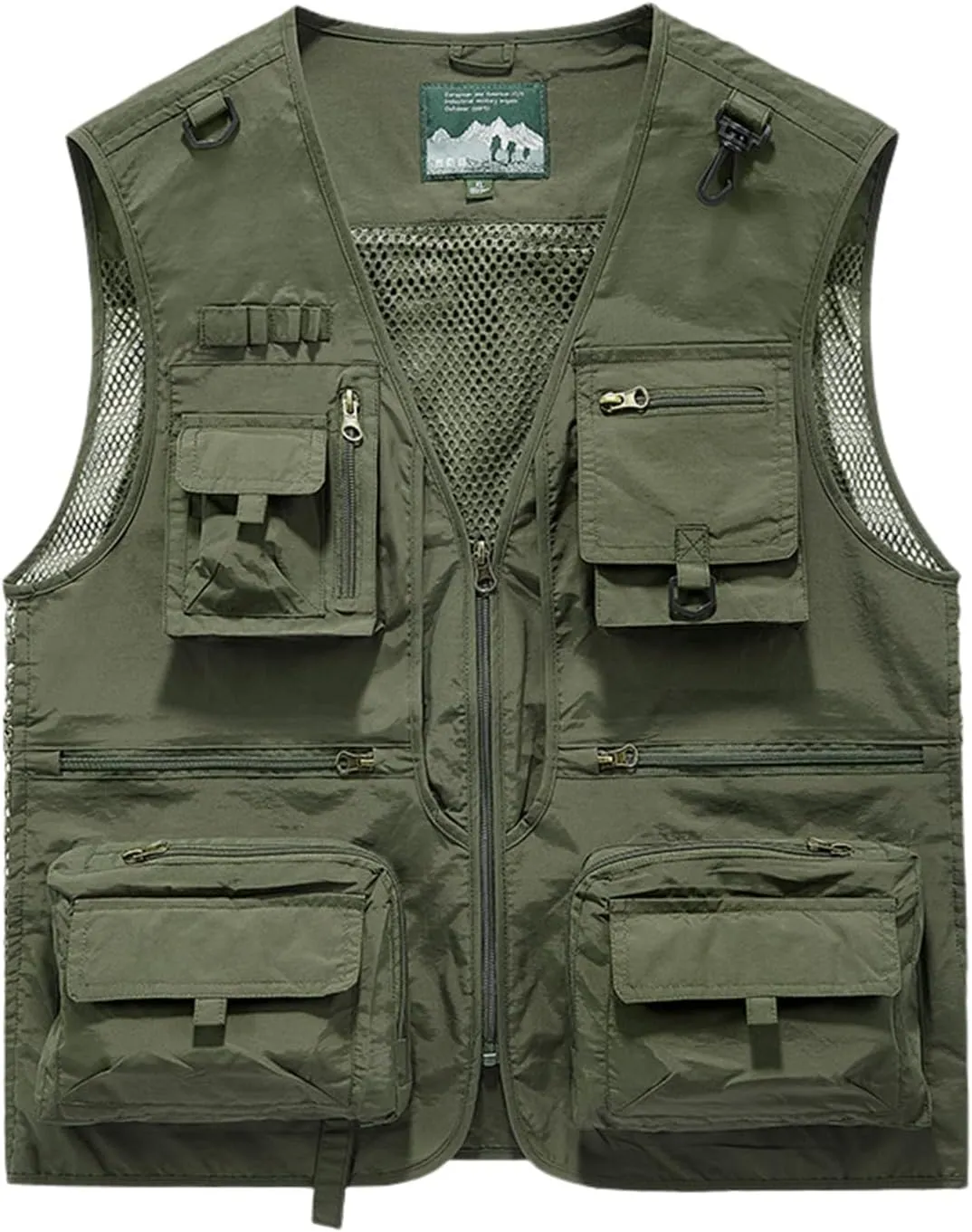 Men's & Youth Outdoor Fishing Vest,Work Safari Travel Photography Vests,Family Matching Hiking Waistcoat,12Years - Adult XXL