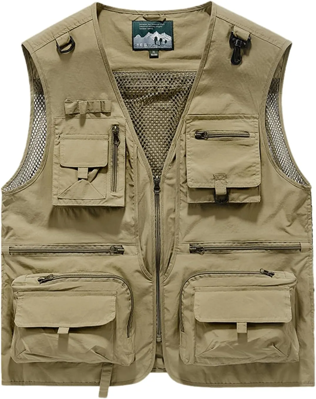 Men's & Youth Outdoor Fishing Vest,Work Safari Travel Photography Vests,Family Matching Hiking Waistcoat,12Years - Adult XXL