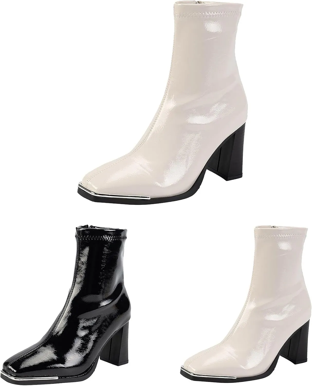 Mens Ankle Boots Woman Cowboy Boots Dancing Boots for Women Tall Leather Boots for Women Womens Ankle Boots with Heel Women's Black Suede Flat Ankle Boots