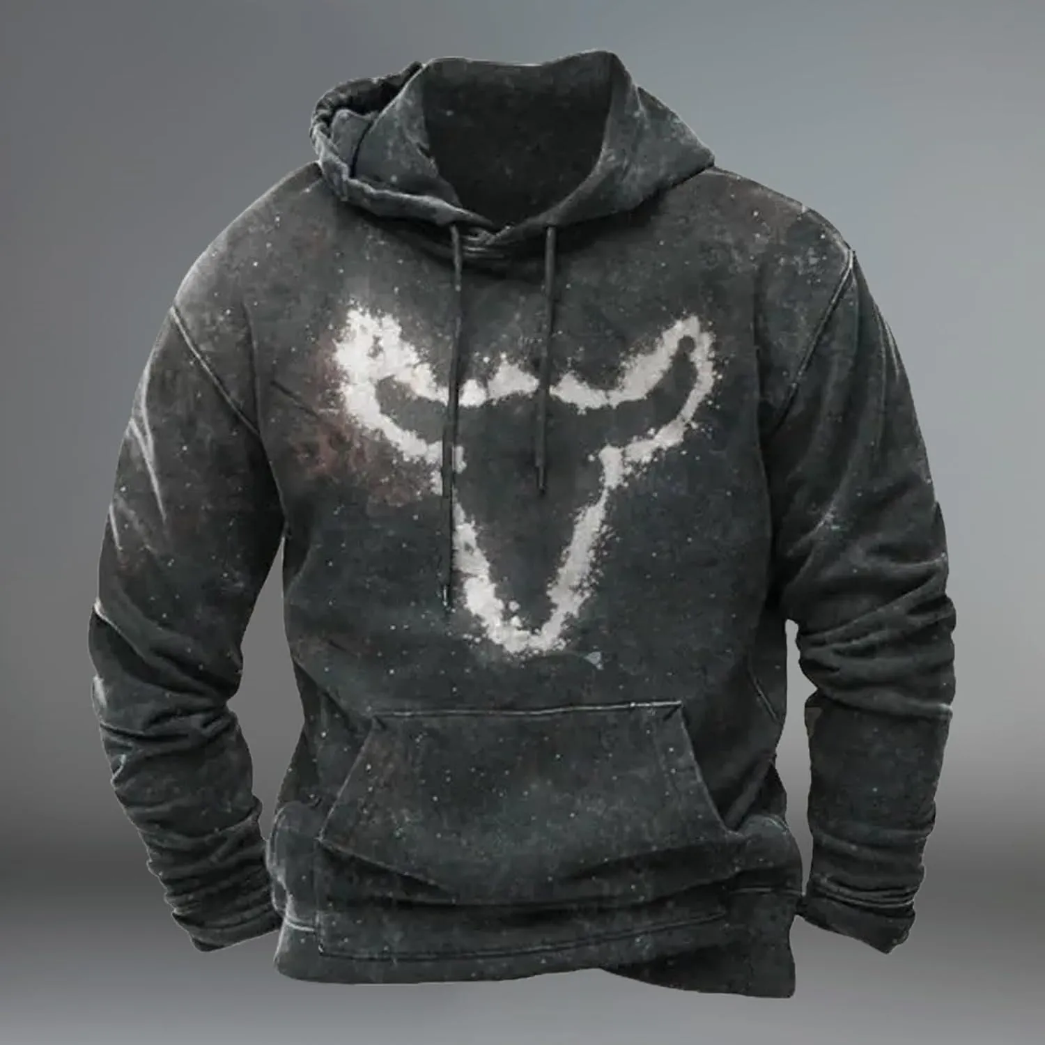 Men's Autumn Winter Top Blouse Slim Solid Hooded Sweater Top Autumn Pocket Winter Sleeve Mens Rash Guard Long Sleeve