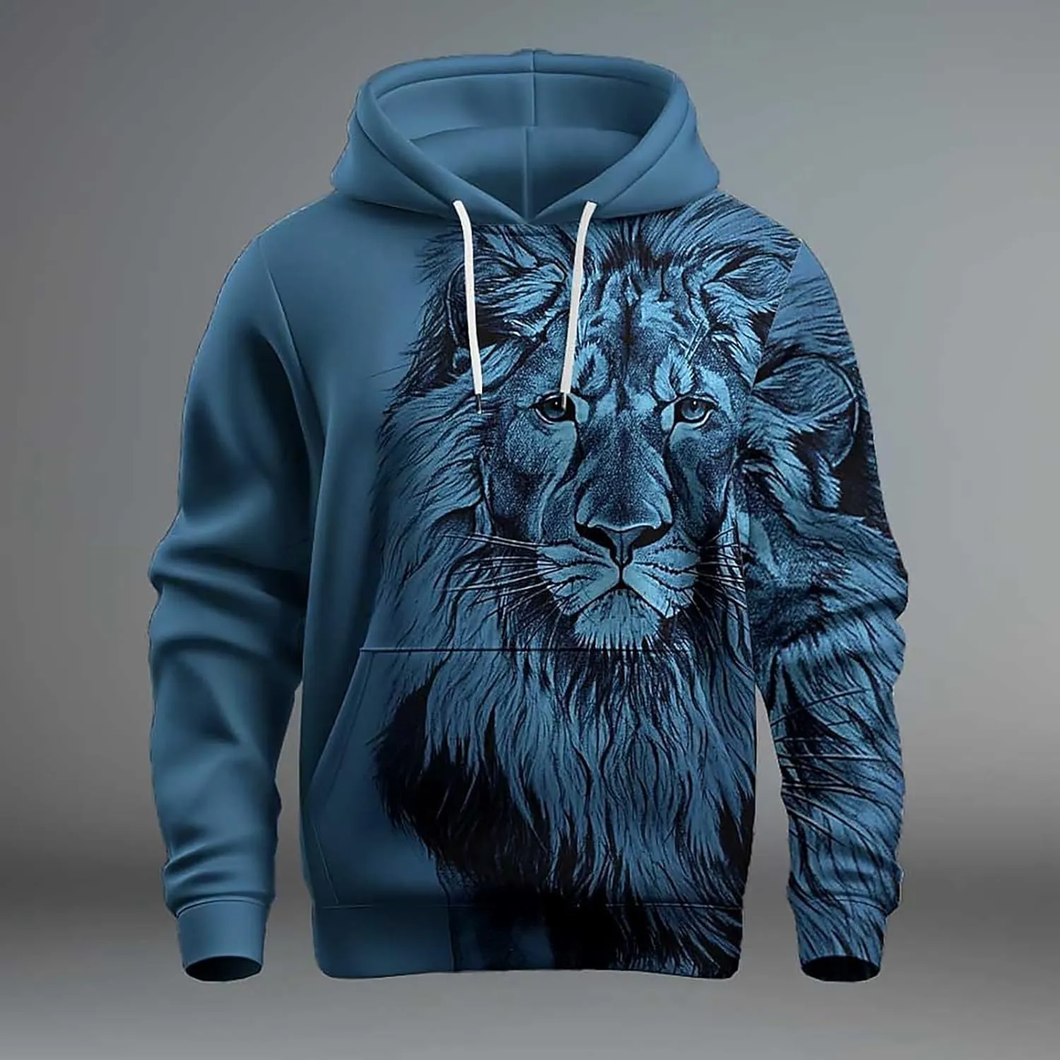 Men's Autumn Winter Top Blouse Slim Solid Hooded Sweater Top Autumn Pocket Winter Sleeve Mens Rash Guard Long Sleeve