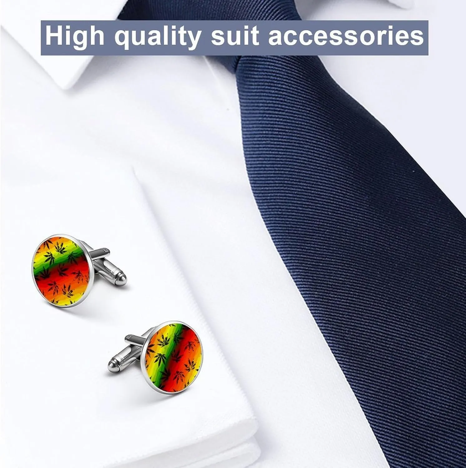Mens Cufflinks, Tuxedo Shirt Cuff Links, Metal Cuff Links and Shirt Studs Gifts