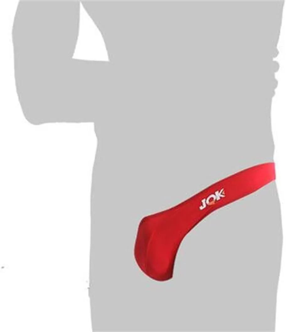 Men's Sexy One Side Underwear Ice Silk Jockstrap Low Waist Thongs G-String Bulge Pouch Briefs Breathable Bikini