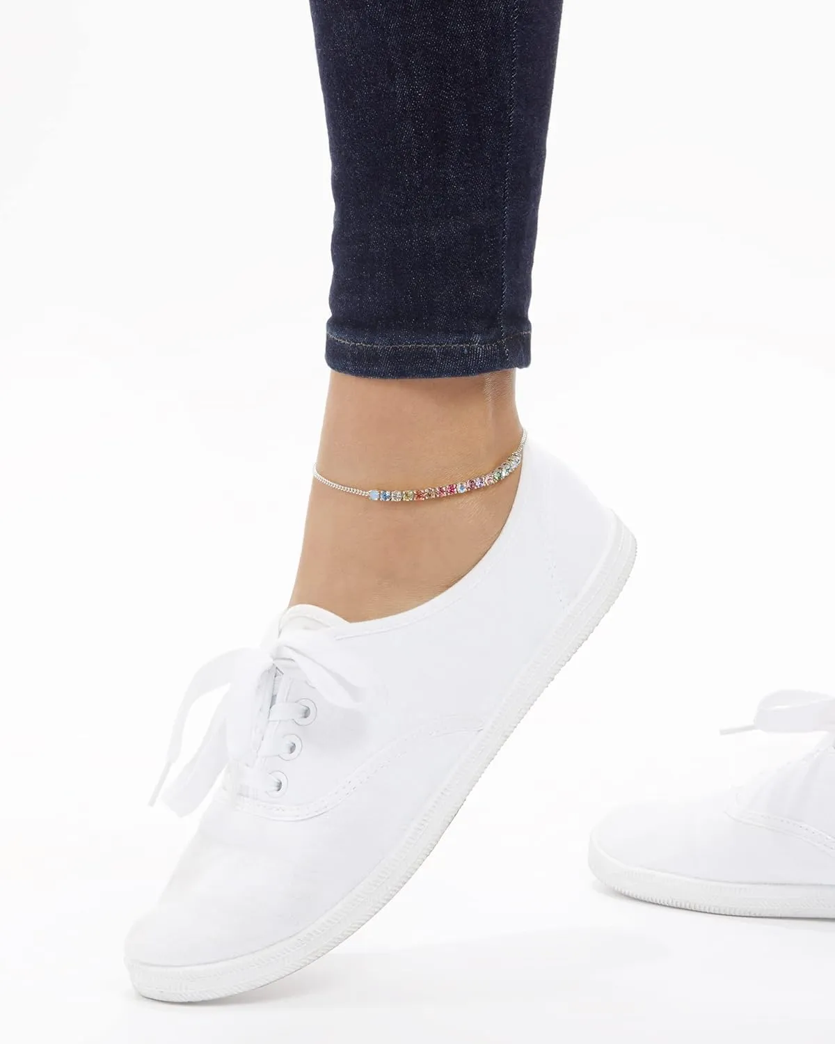 Milla Anklets for Women Waterproof - 14K Gold Plated Anklets and Sterling Silver Plated Ankle Bracelets for Women.