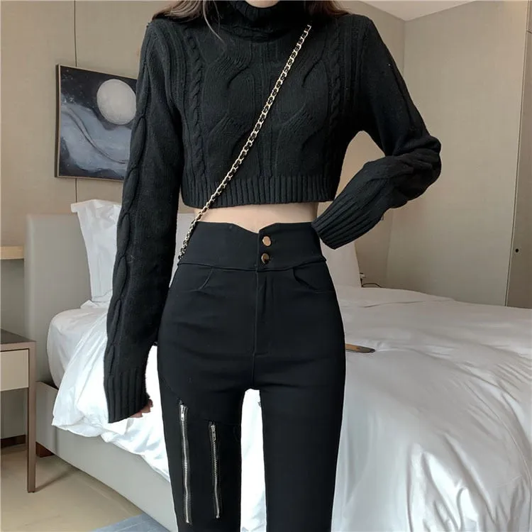 'Reasons' Black Alt Grunge Jeans