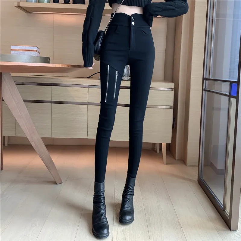 'Reasons' Black Alt Grunge Jeans