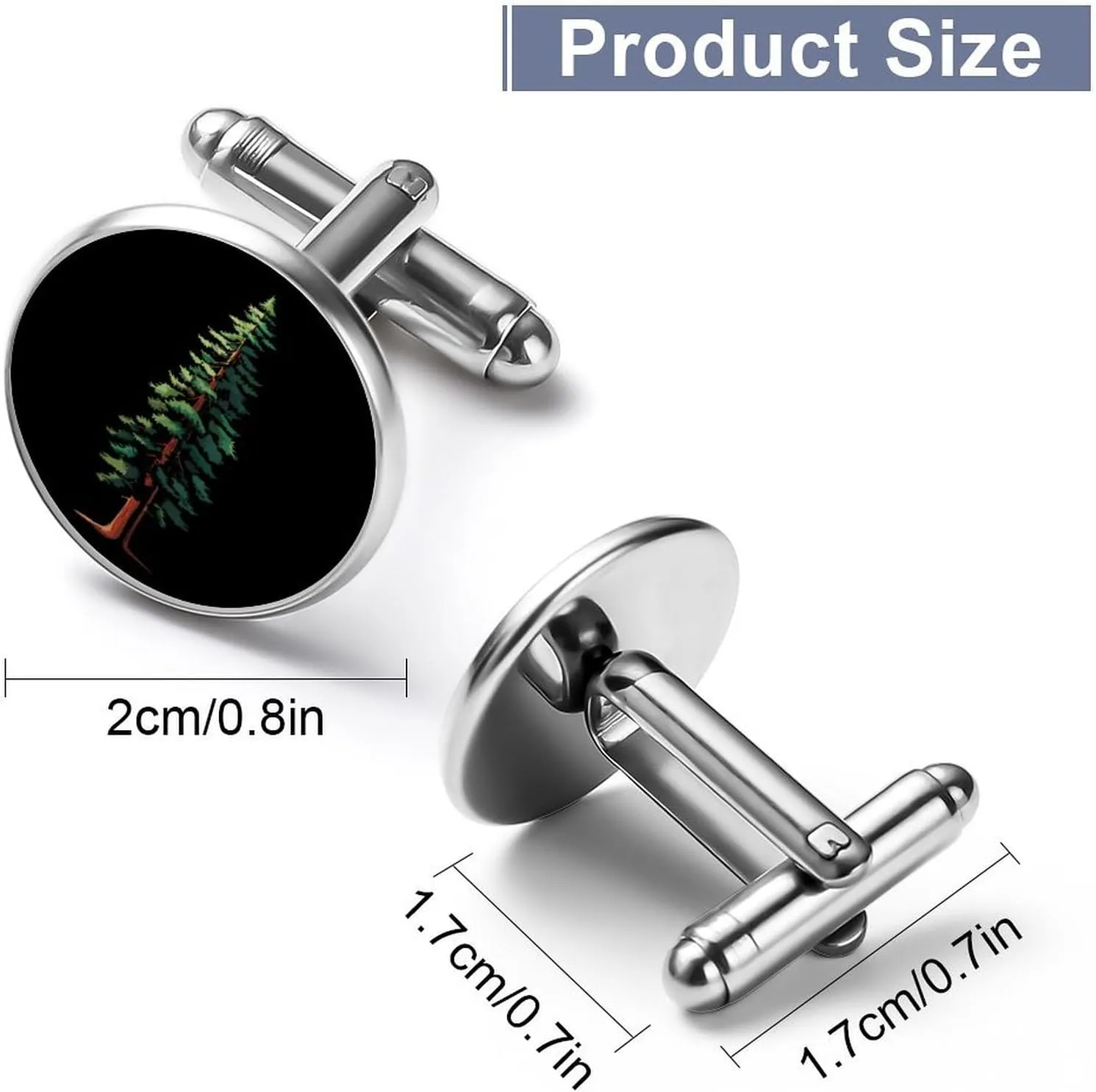 Redwood Tree Novelty Cufflinks Shirt Cuff Links Accessories Business Wedding Jewelry