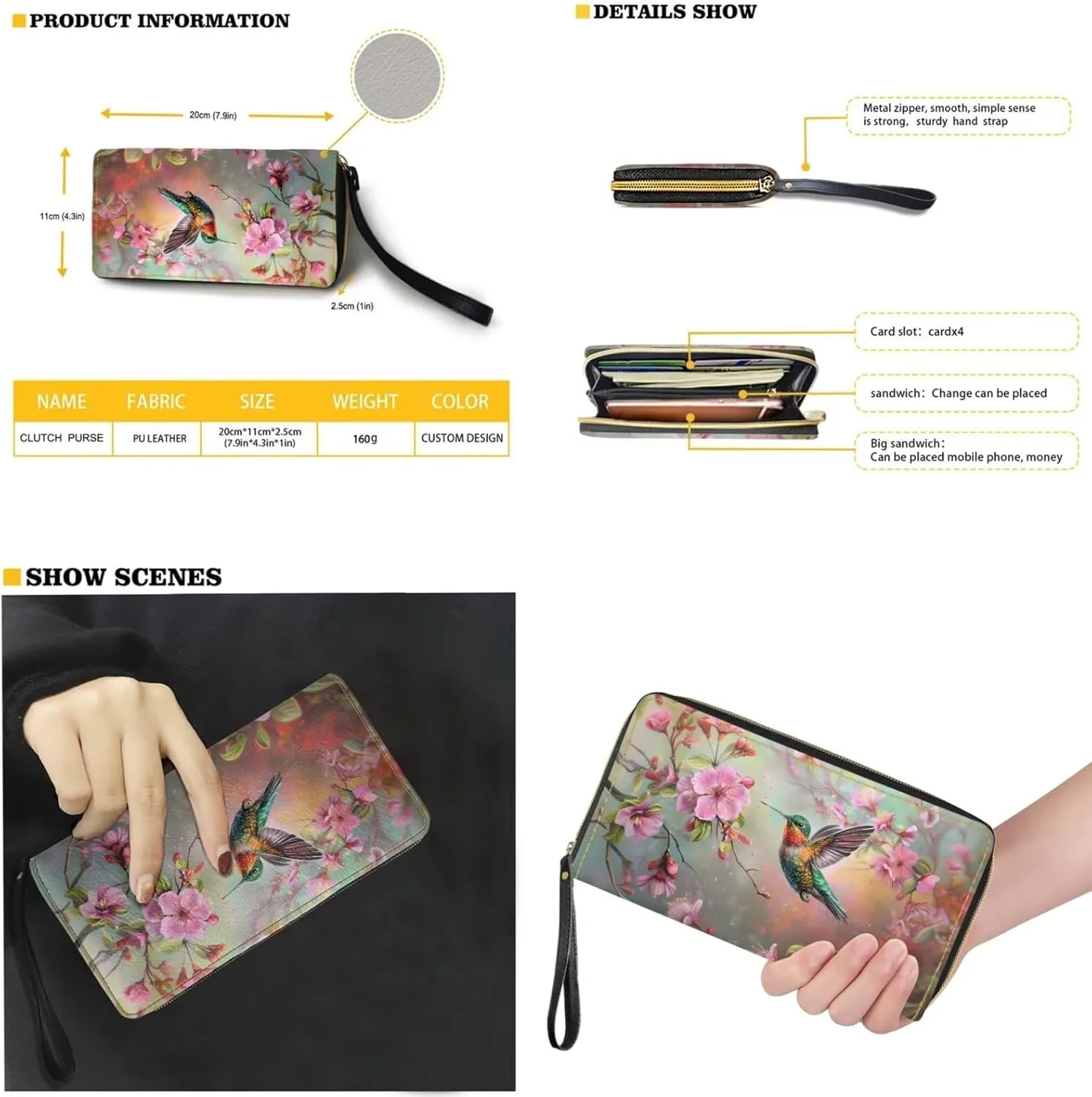 Rnyleeg Leather Crossbody Bags for Women Hobo Tote Bag Waterproof Shoulder Bag with Matching Purse Long Wallet Set 2-piece