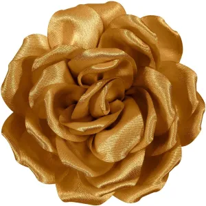 Rose Flower Brooch and Pin | Elegant Hair Clip and Accessory for Women's Dress