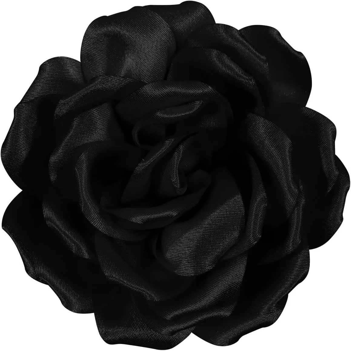 Rose Flower Brooch and Pin | Elegant Hair Clip and Accessory for Women's Dress