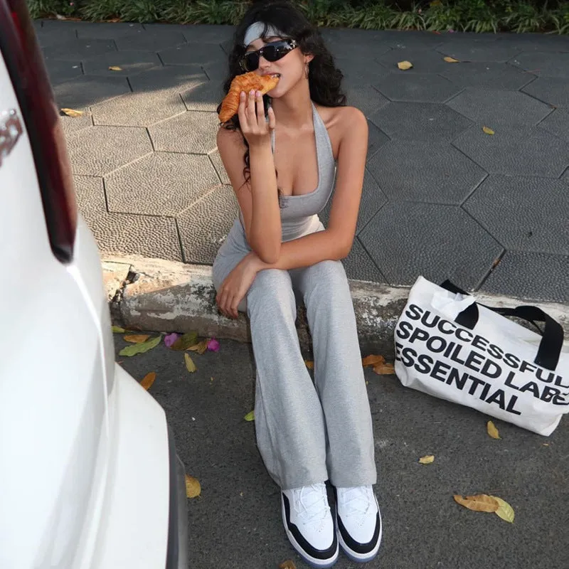 Sahar High Waist Flare Pants & Top Set