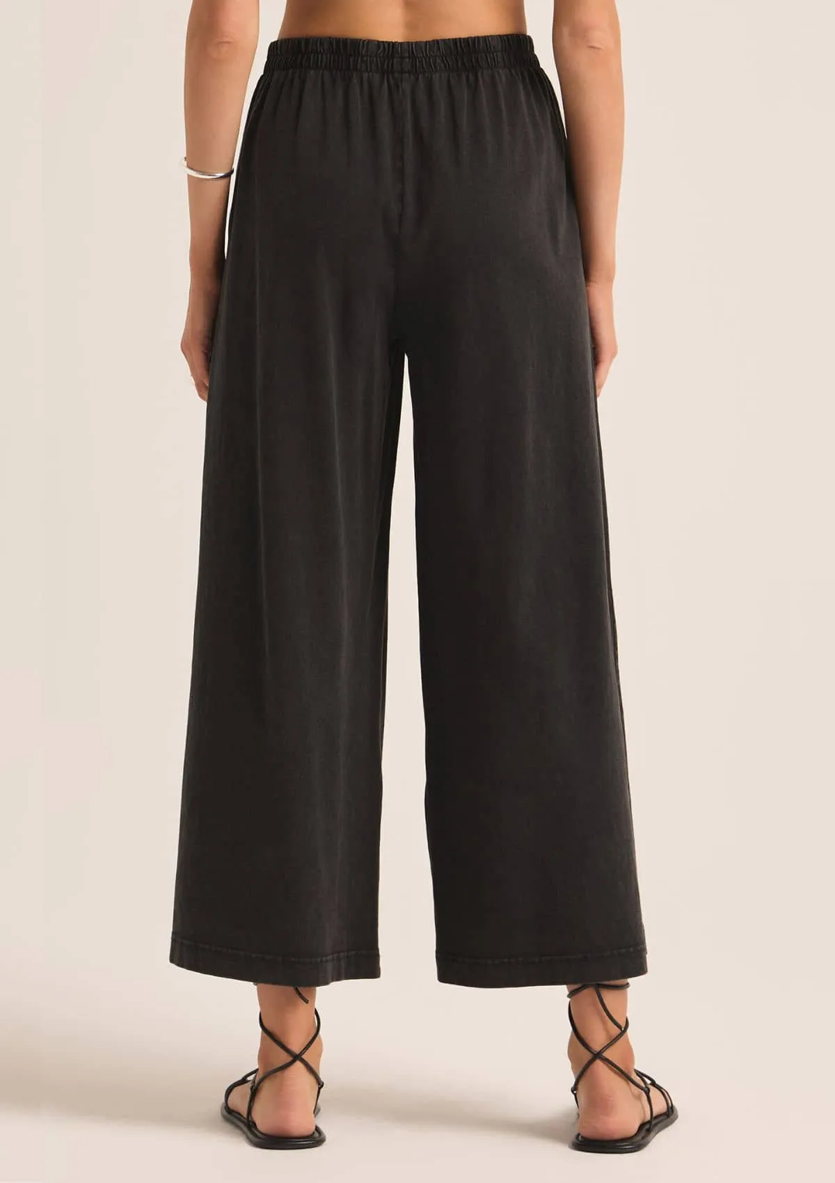 Scout Jersey Flare Pant - Black