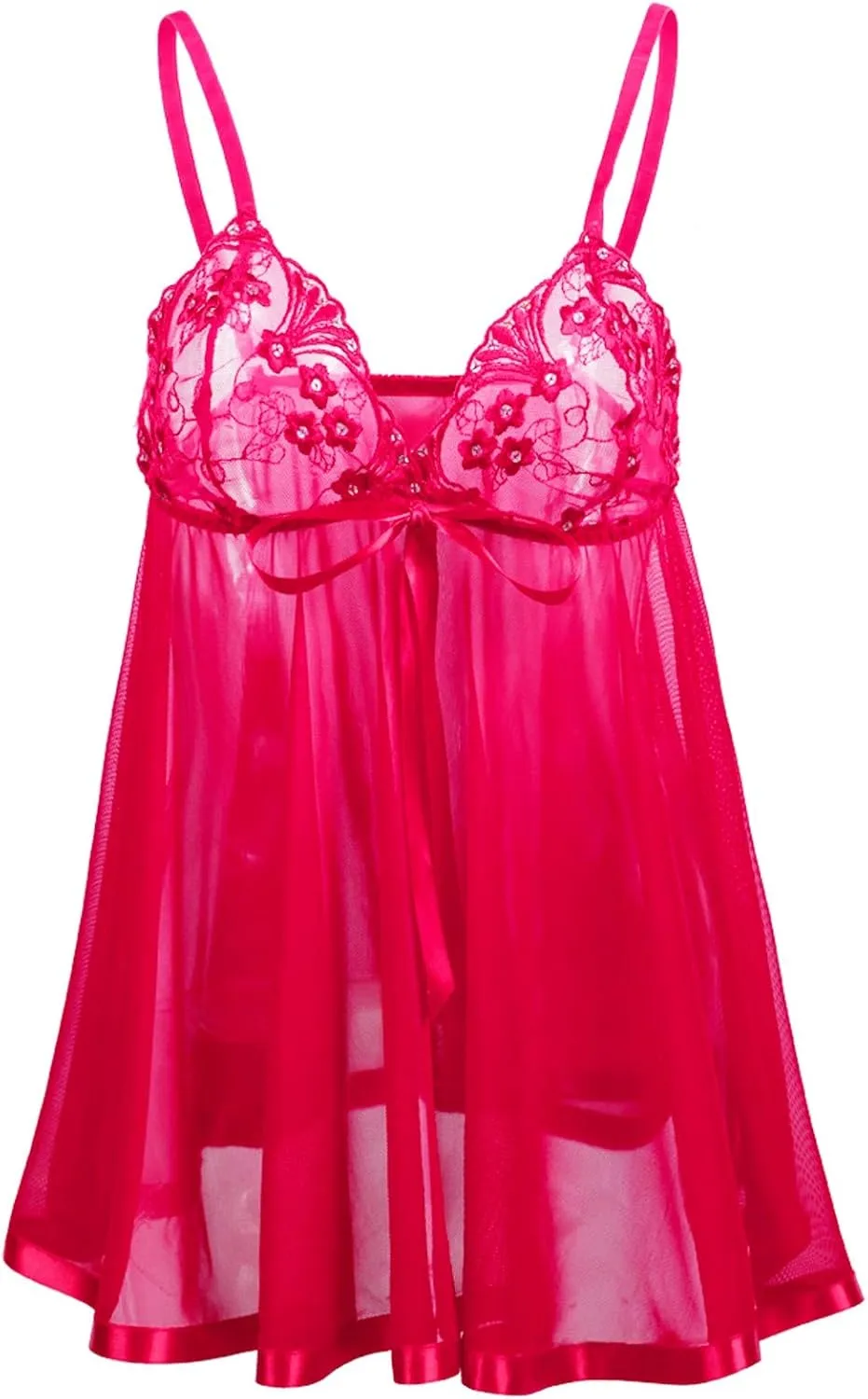 Sexy Lingerie for Women V Neck Panty Bra Two Piece Sheer Bralette Super Stretchy Pajamas Lingerie