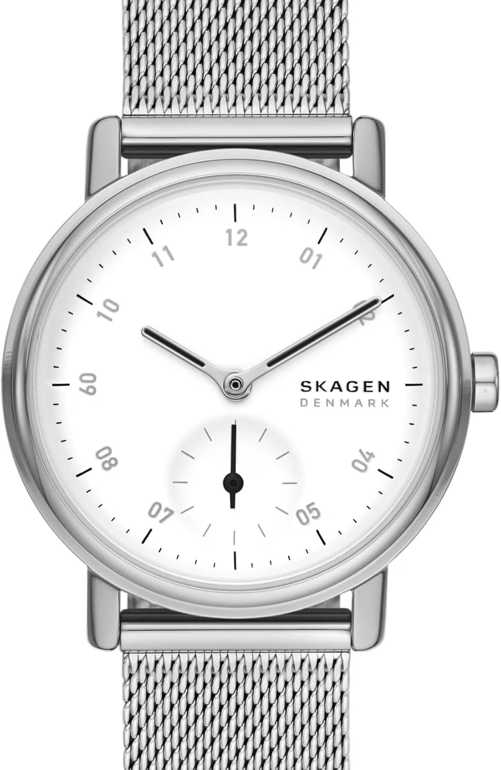 Skagen Kuppel Lille or Riis Lille Minimalist Women's Watch with Stainless Steel Bracelet, Mesh or Leather Band