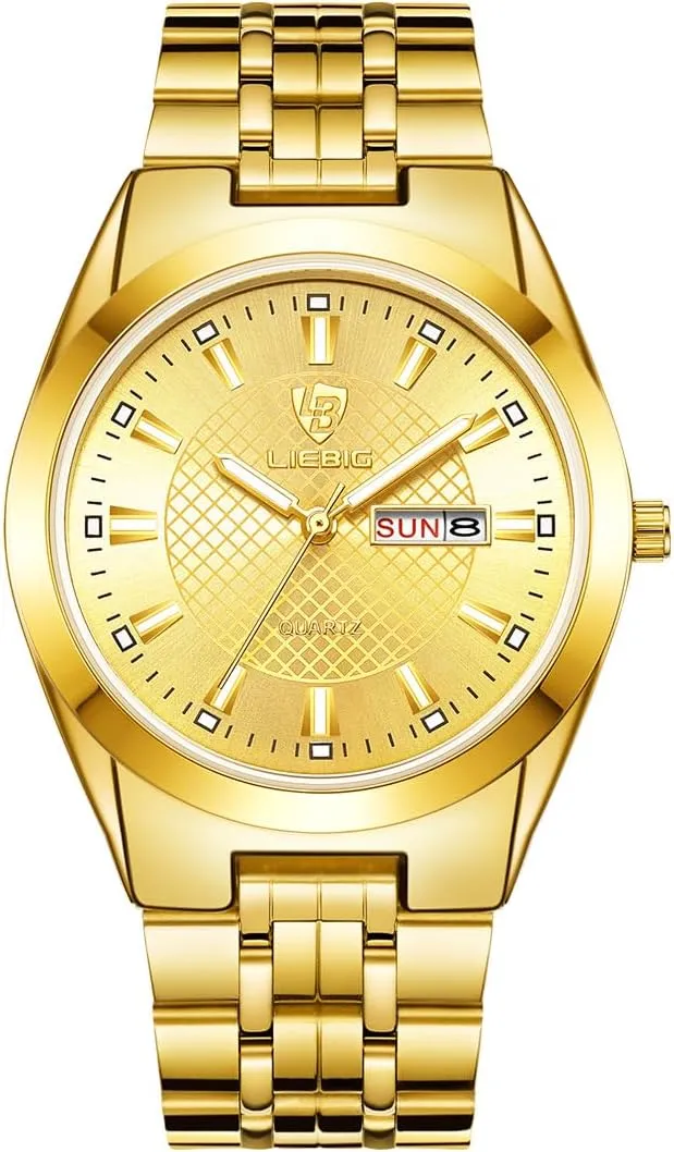 SKMEI Men's Classic Business Analog Watches Week Display Womens Luxury Stainless Steel Watches Couple Watch