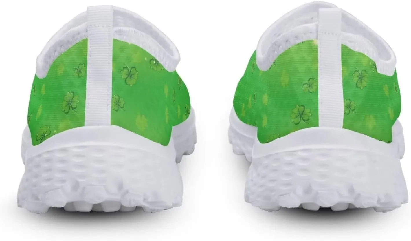 St Patricks Day Shoes Womens Running Sneakers Slip On Loafers Size 5.5-11.5