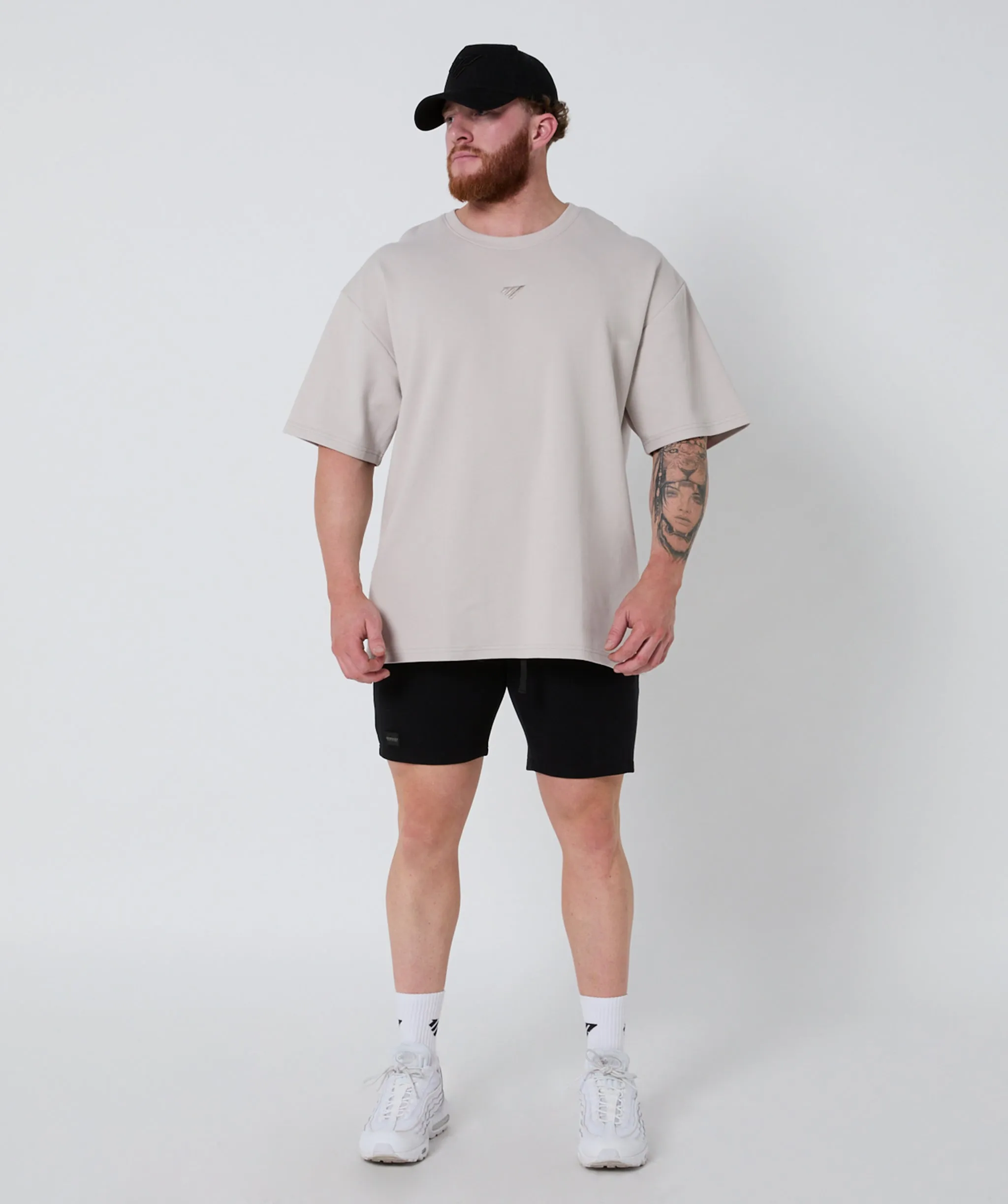 Strength Club Heavyweight Tee Mushroom