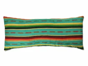 Sundance Serape Long Rectangular Pillow - Teal