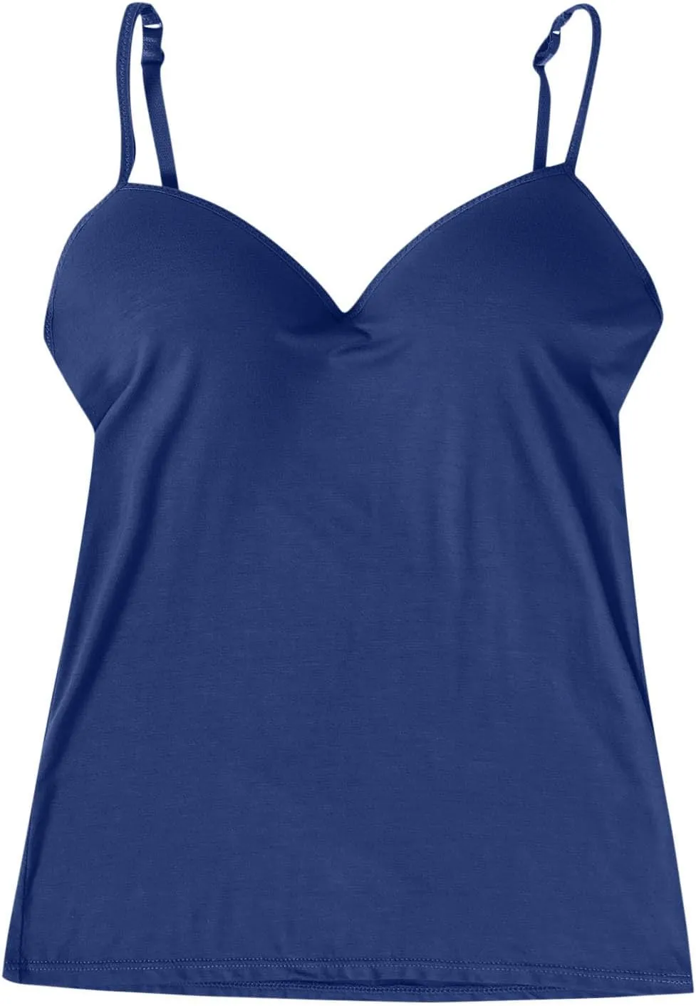 Tank Top with Built in Bra for Women 2025 Casual Summer Spaghetti Strap Cami Shirts Spring Workout Camisoles Clothes
