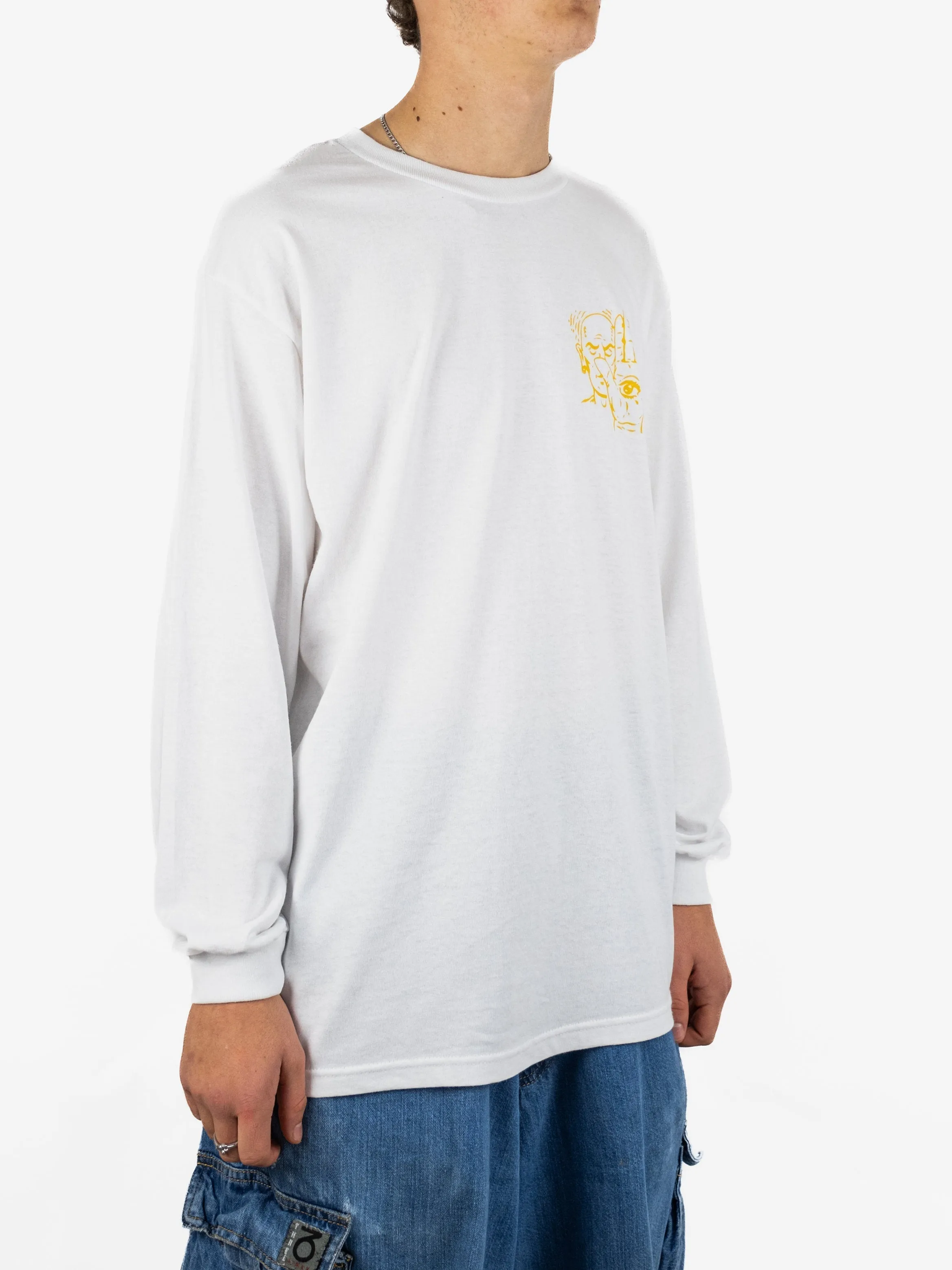 Theories Of Atlantis - Remote Viewing - Long Sleeve Tee Shirt - White