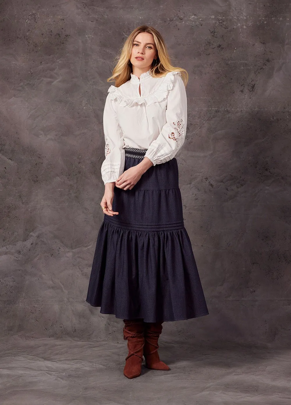 Ursula Skirt | Indigo