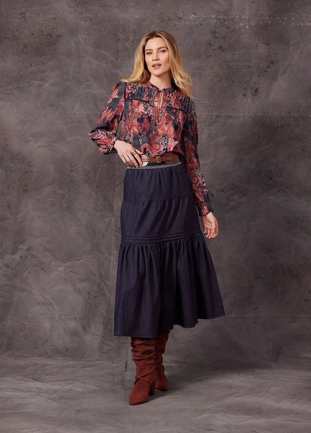Ursula Skirt | Indigo