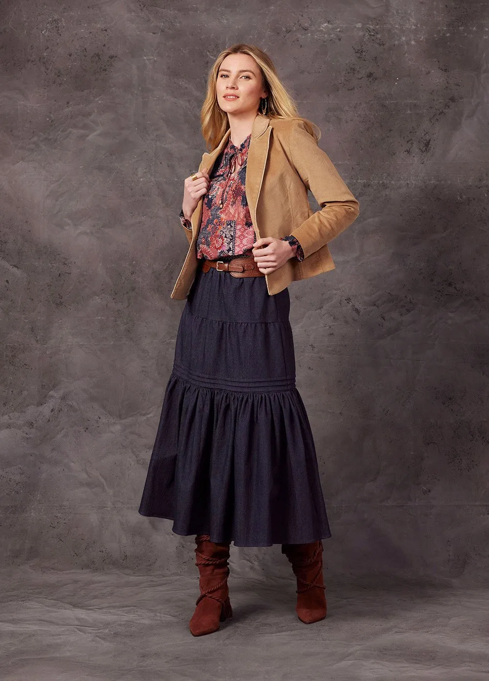Ursula Skirt | Indigo