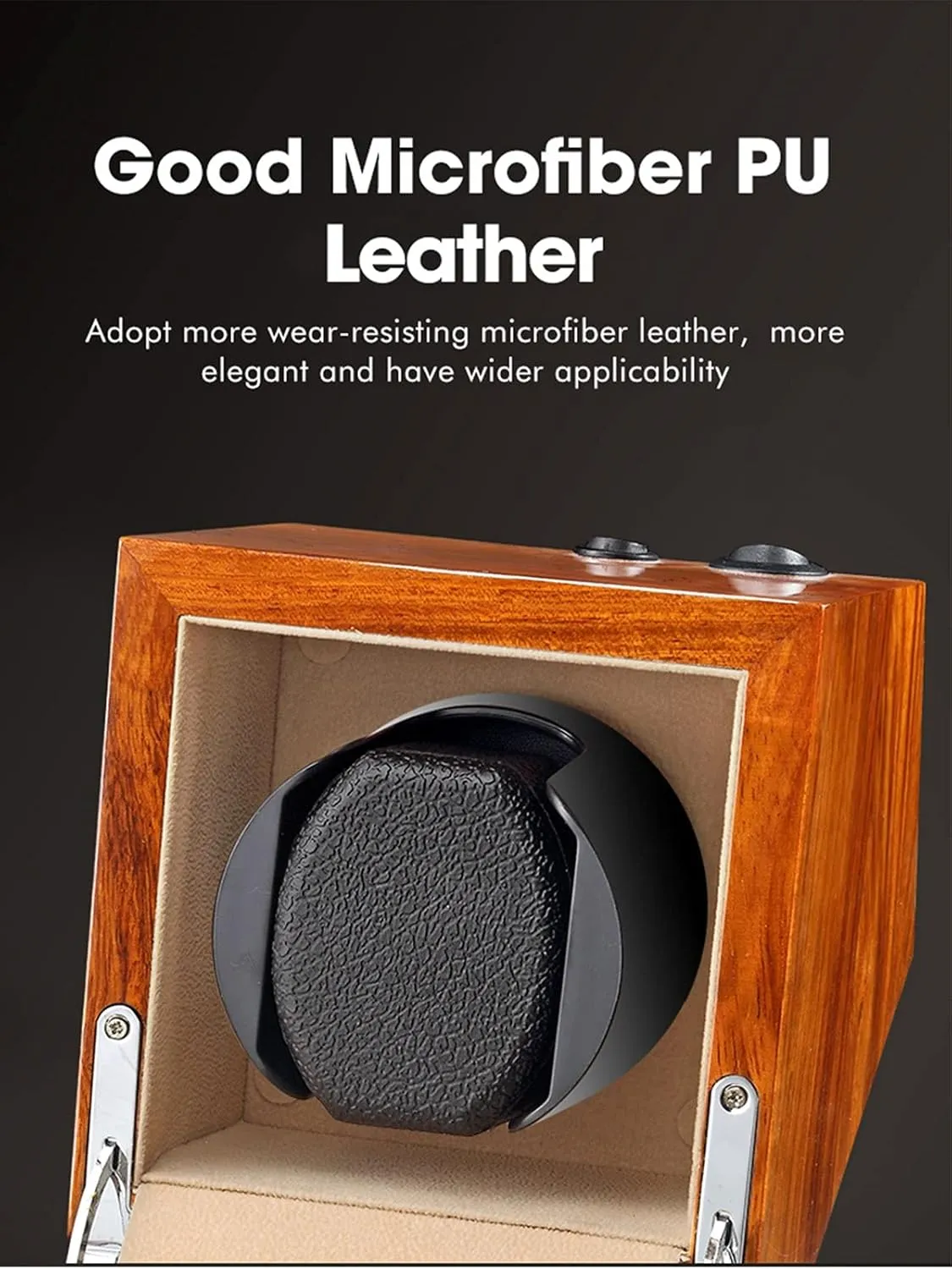 Watch Display Box Watch Winder Motor for Automatic Mechanical Watch Luxury Dual Motor Shaker Watch Black Clock WinderBlack-1 0