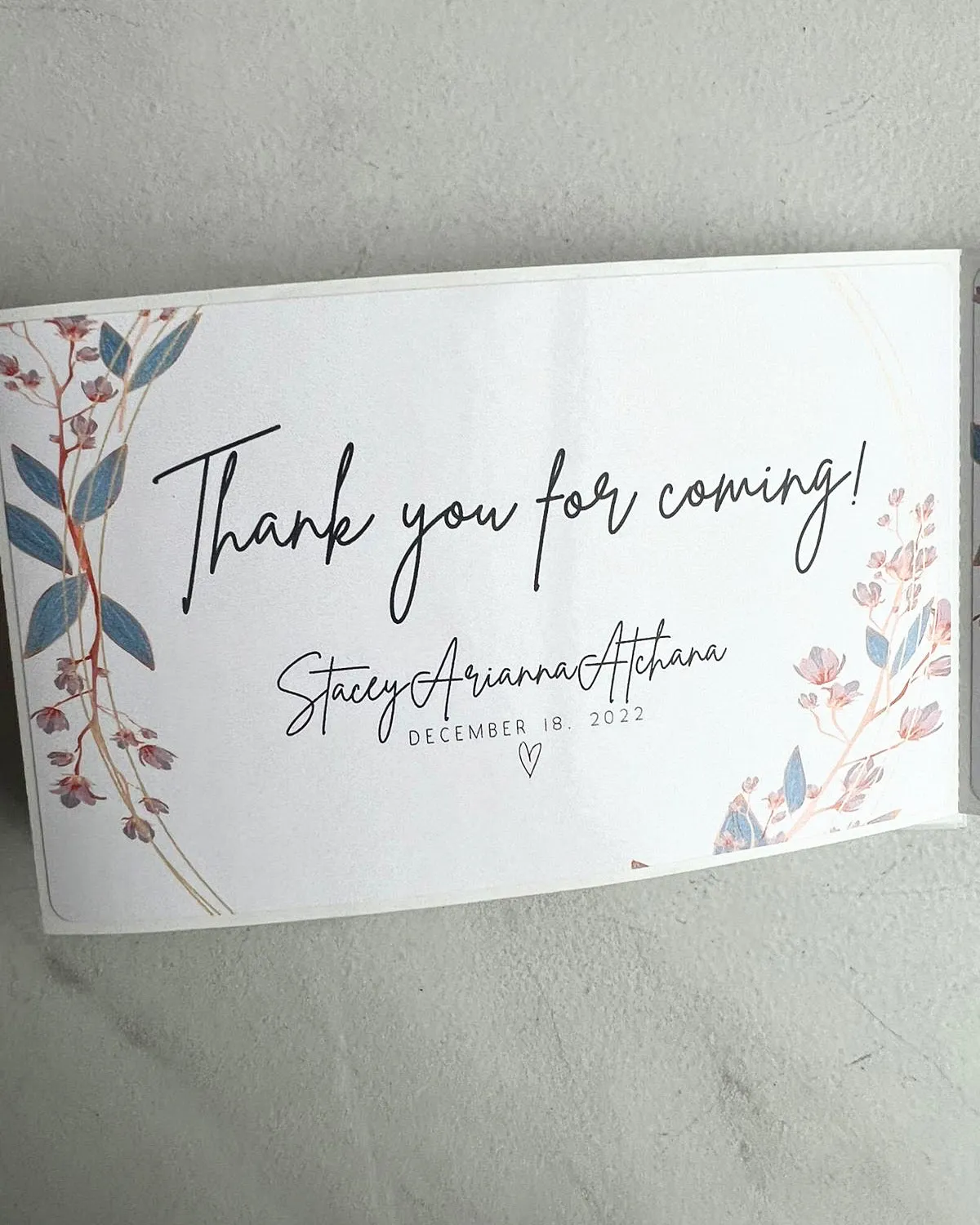 Wedding Stickers | Bridal Shower Stickers | Wedding Favour Stickers | Wedding Shower | Favour Stickers | Floral Wedding Stickers |