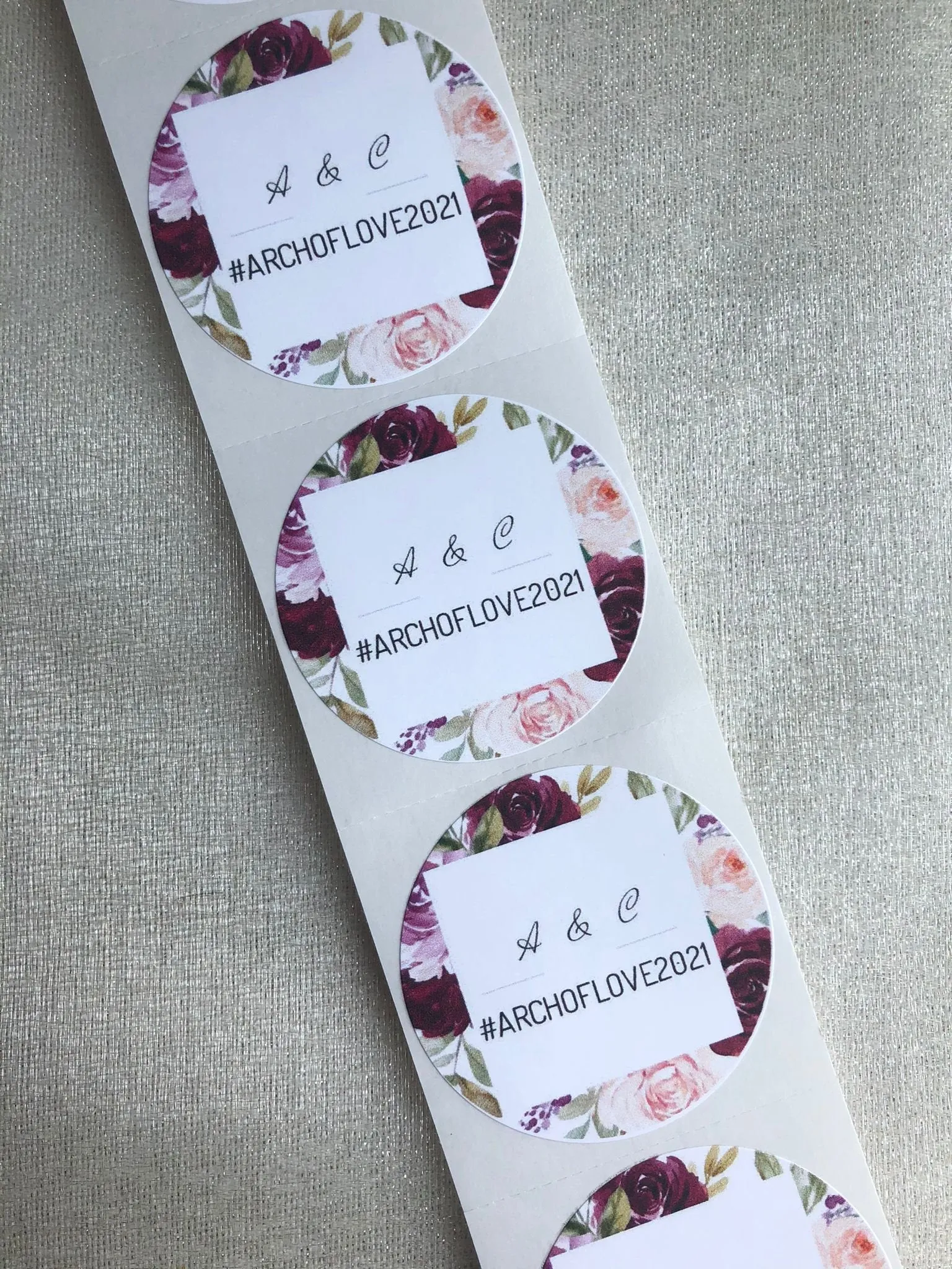 Wedding Stickers | Bridal Shower Stickers | Wedding Favour Stickers | Wedding Shower | Favour Stickers | Floral Wedding Stickers |
