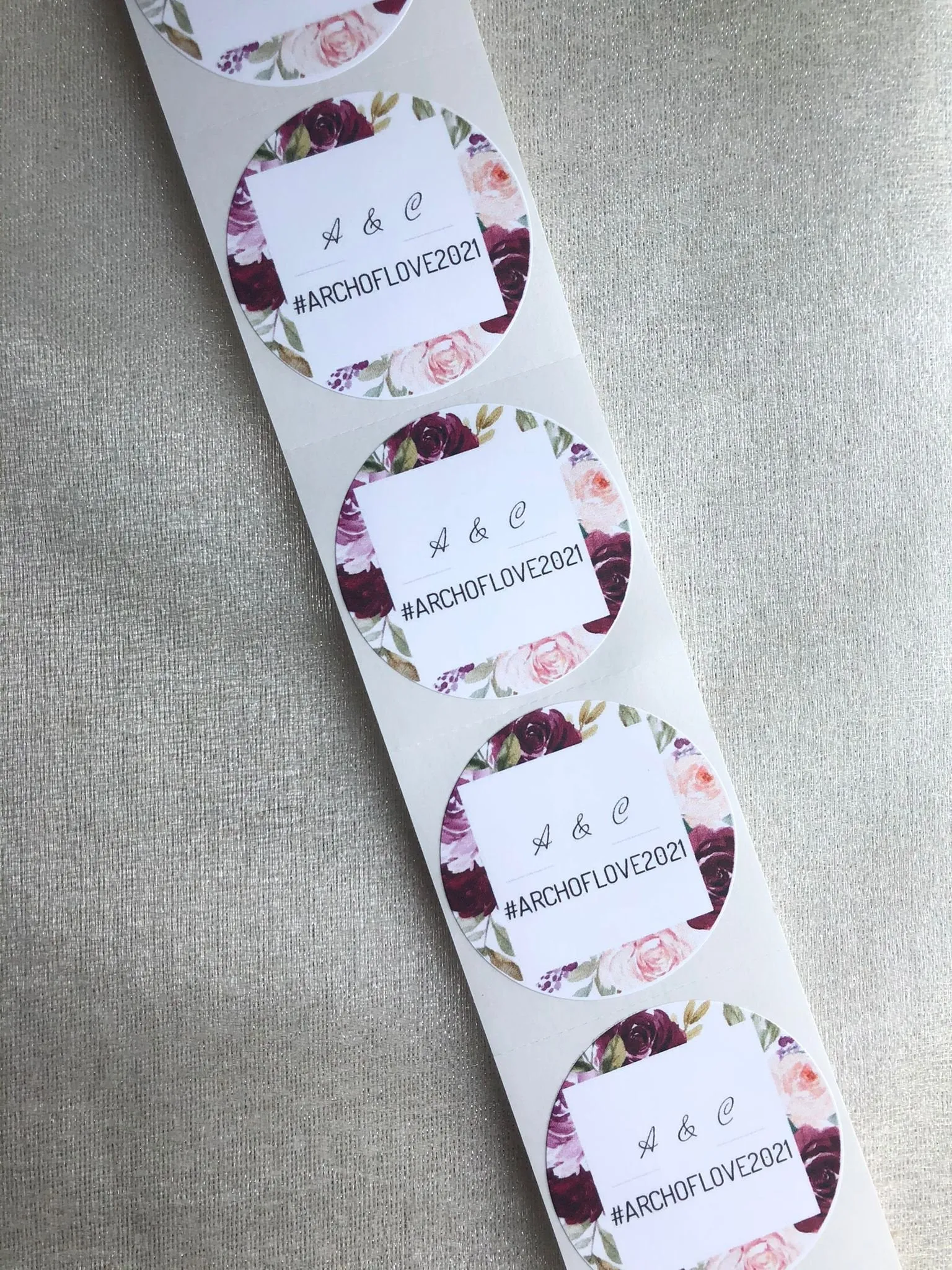 Wedding Stickers | Bridal Shower Stickers | Wedding Favour Stickers | Wedding Shower | Favour Stickers | Floral Wedding Stickers |