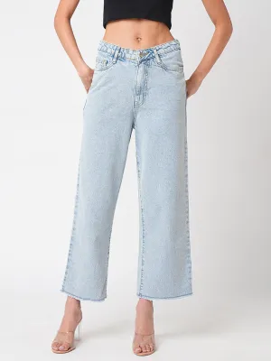 Women High-Rise Wide Leg Jeans
