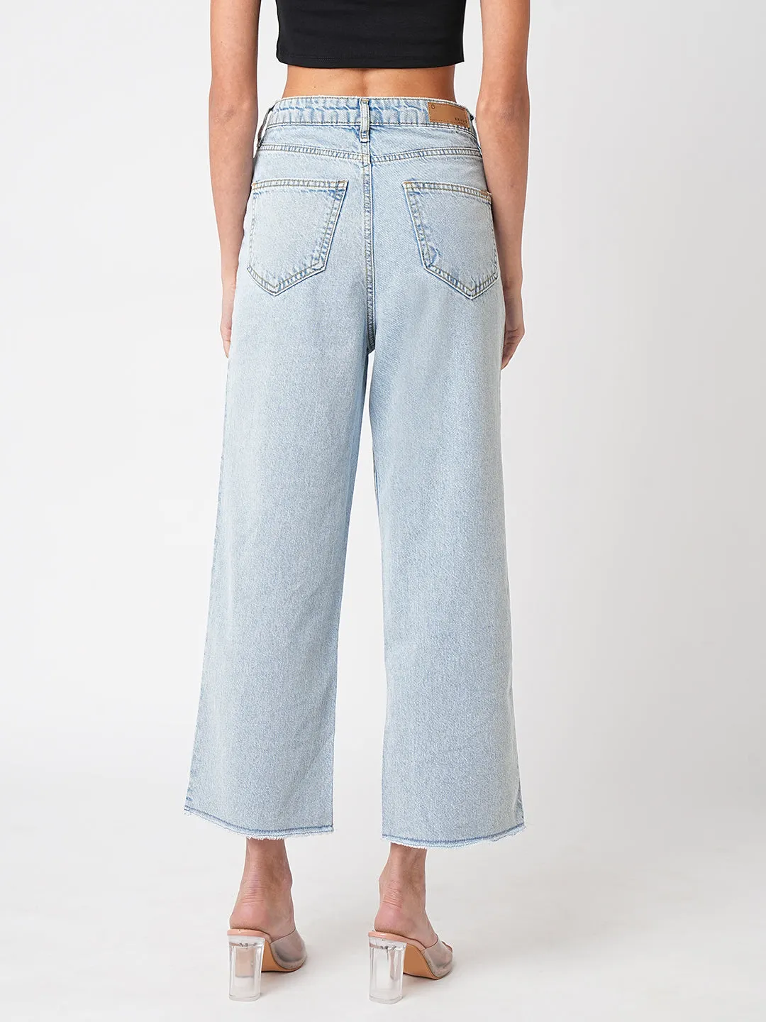Women High-Rise Wide Leg Jeans