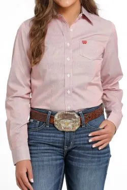 Women's Cinch TENCEL MIRCO STRIPE BUTTON-DOWN WESTERN SHIRT