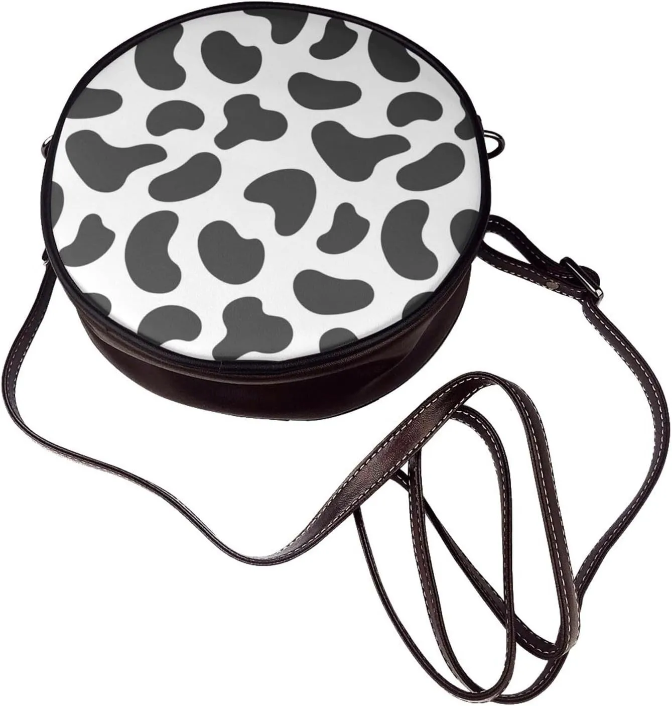 Womens Small Round Crossbody Bag Beach Shoulder Bag Handbag Purse for Summer