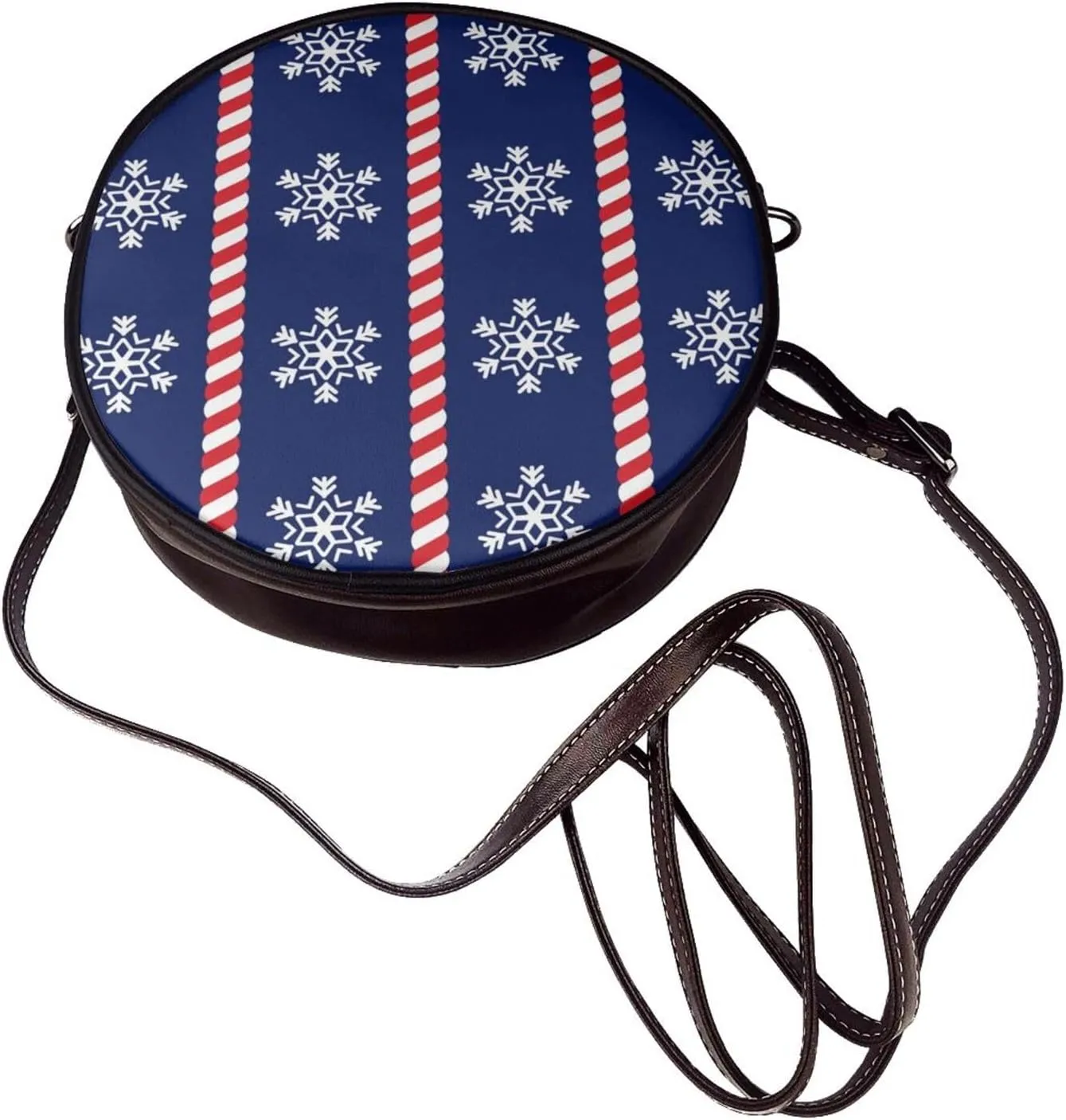 Womens Small Round Crossbody Bag Beach Shoulder Bag Handbag Purse for Summer