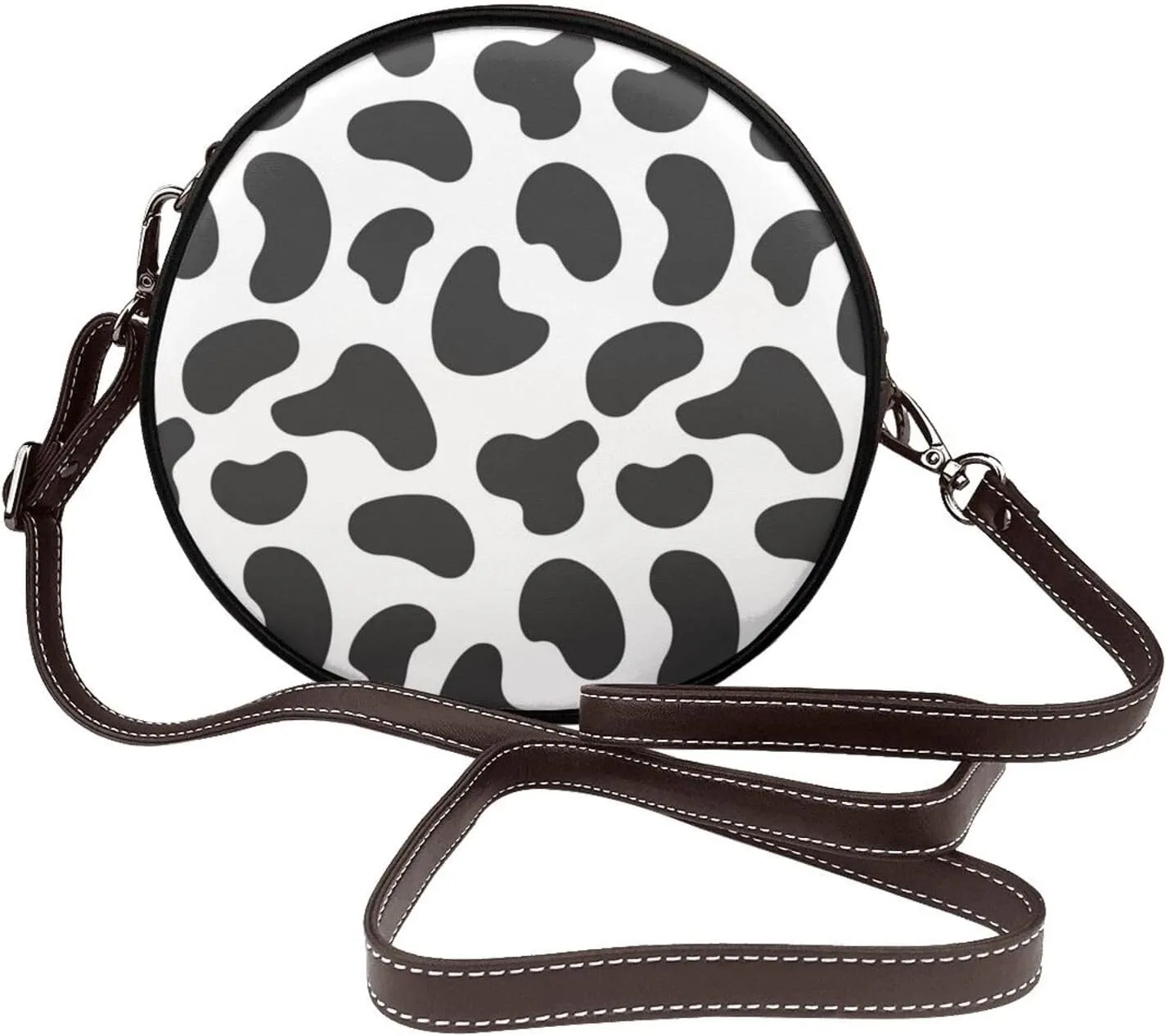 Womens Small Round Crossbody Bag Beach Shoulder Bag Handbag Purse for Summer