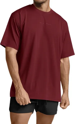 YawYews Mens Fashion Athletic T-Shirts Short Sleeve Casual Tee Plain Loose Workout Gym Streetwear Shirts