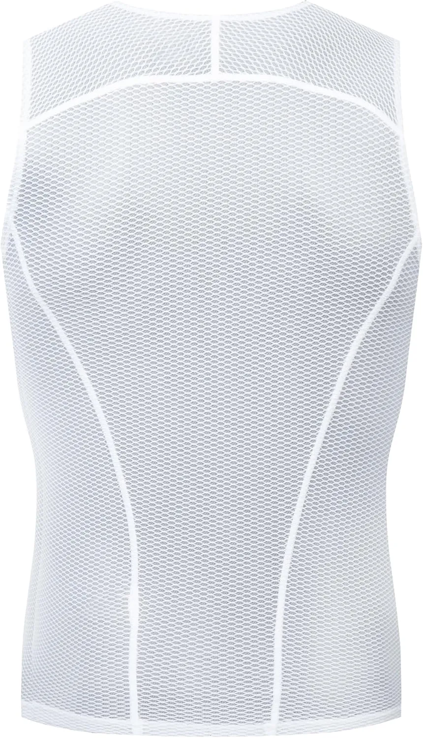 YKYWBIKE Men's Cycling Base Layer Sleeveless Cycling Jersey Men Quick Dry Bicycle Undershirt Mesh Bike Base Layer Vests
