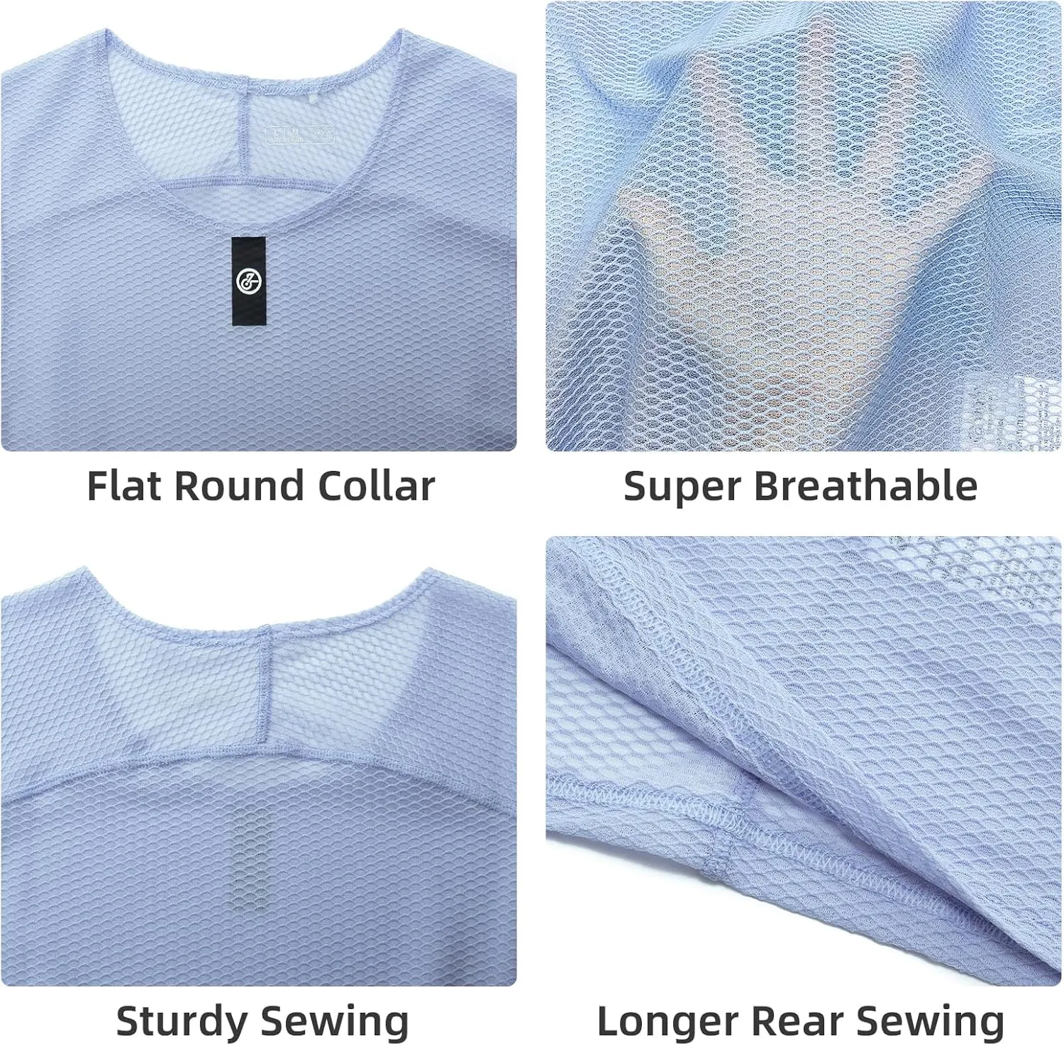 YKYWBIKE Men's Cycling Base Layer Sleeveless Cycling Jersey Men Quick Dry Bicycle Undershirt Mesh Bike Base Layer Vests