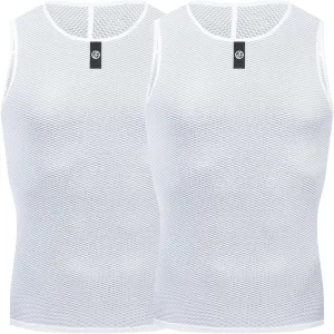 YKYWBIKE Men's Cycling Base Layer Sleeveless Cycling Jersey Men Quick Dry Bicycle Undershirt Mesh Bike Base Layer Vests