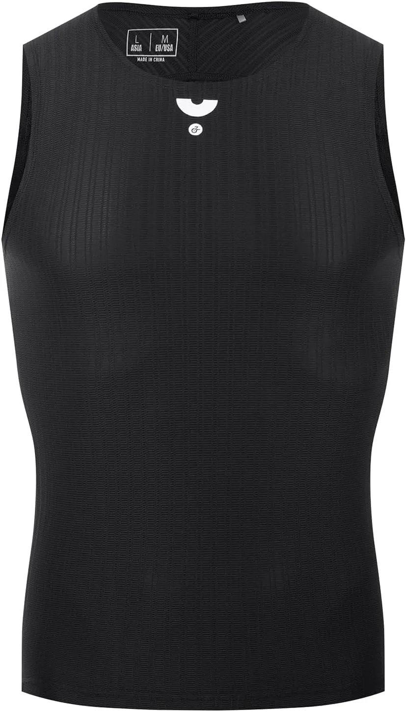 YKYWBIKE Men's Cycling Base Layer Sleeveless Cycling Jersey Men Quick Dry Bicycle Undershirt Mesh Bike Base Layer Vests