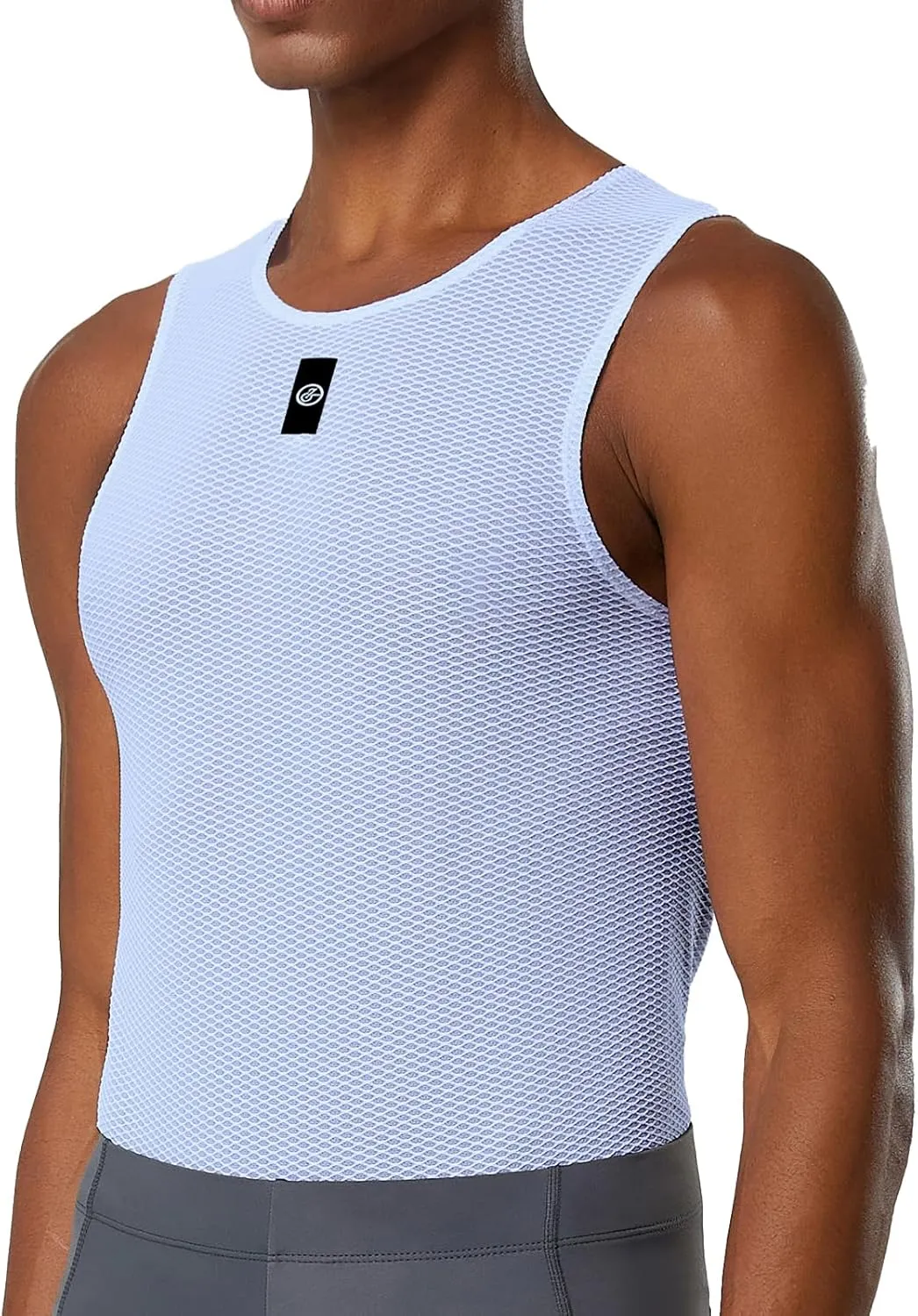 YKYWBIKE Men's Cycling Base Layer Sleeveless Cycling Jersey Men Quick Dry Bicycle Undershirt Mesh Bike Base Layer Vests