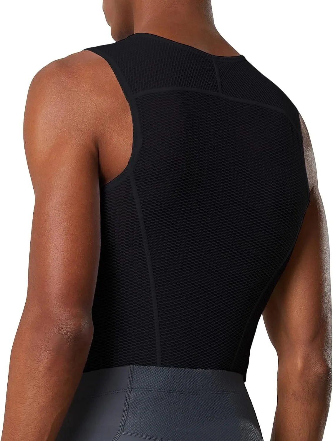 YKYWBIKE Men's Cycling Base Layer Sleeveless Cycling Jersey Men Quick Dry Bicycle Undershirt Mesh Bike Base Layer Vests