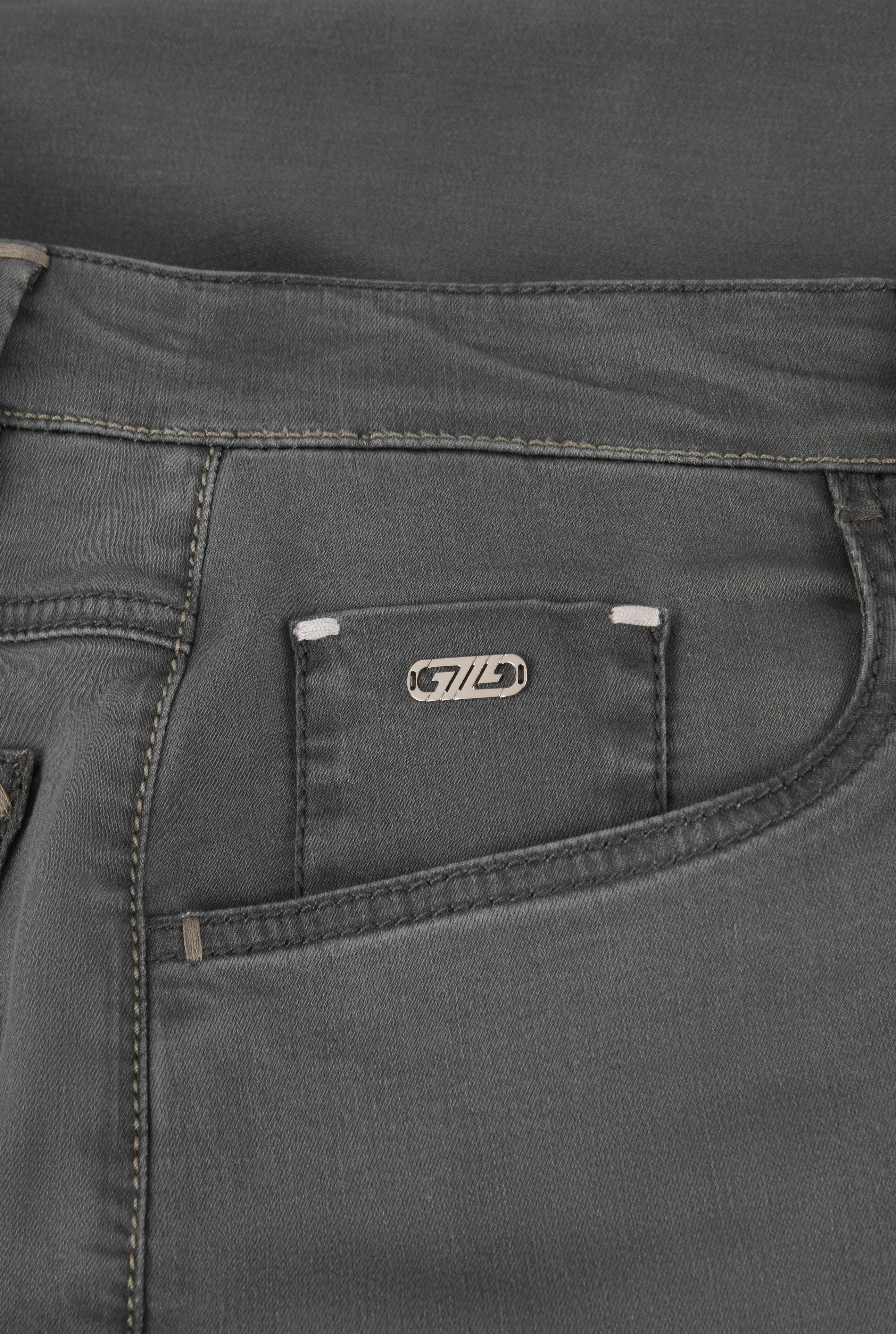 Zilli Regular Fit Jeans with Alligator Skin Patch